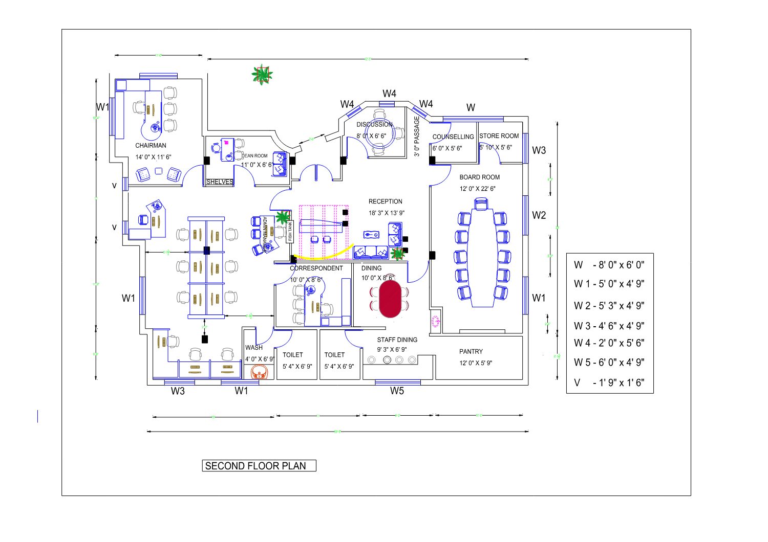 Office floor plan
